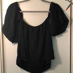 Off the shoulder going out shirt